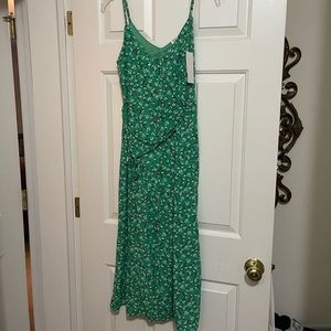 Sienna Sky Green Button-Down Sundress